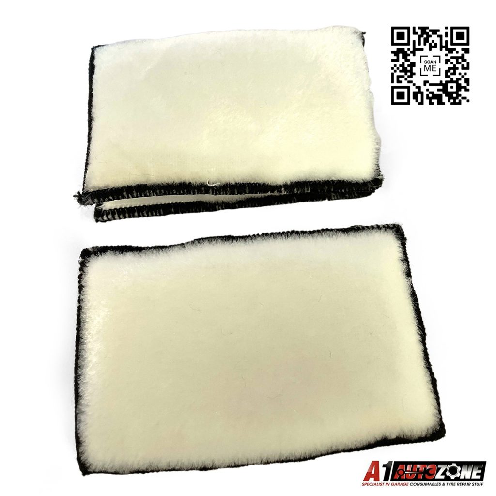 A1 Autozone Interior Scrub Pads Pack Of 4 For Use On Alcantara, Rubber..