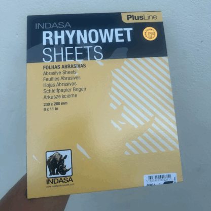 P600 Grit Indasa Rhynowet Abrase Sanding Sheets Pack Of 25