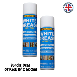Silverhook Spray White Grease 500ml X2 Lubricates